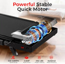 Whisper Quiet 3.0HP Walking Pad Treadmill With Incline Handle Bar