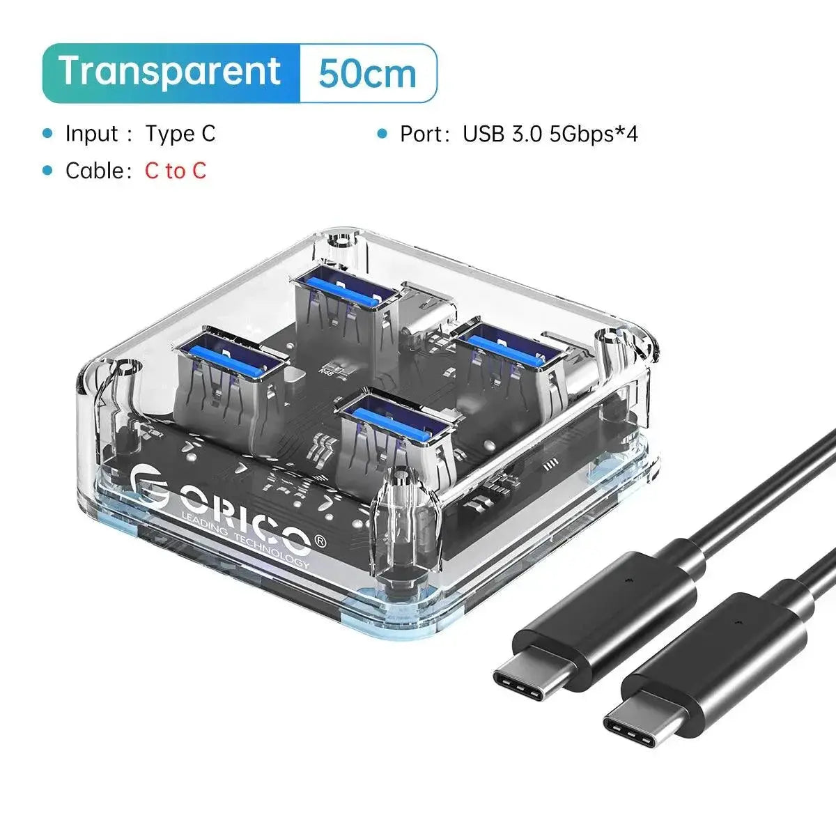 Orico USB C Hub Expansion for Lightning Fast Data Transfer