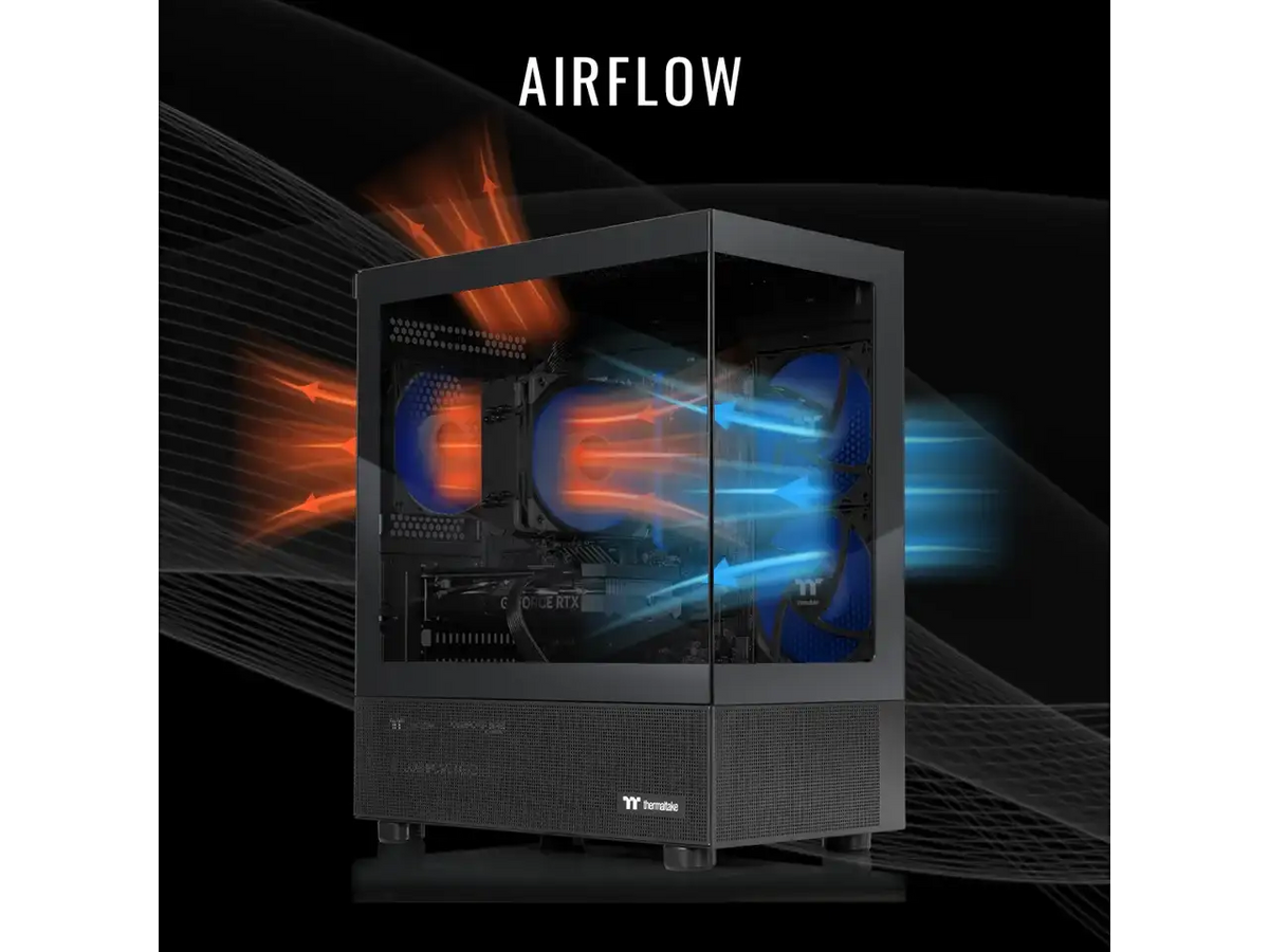 Thermaltake LCGS NE Gaming Desktop (Intel Core , ToughRam — product view 3