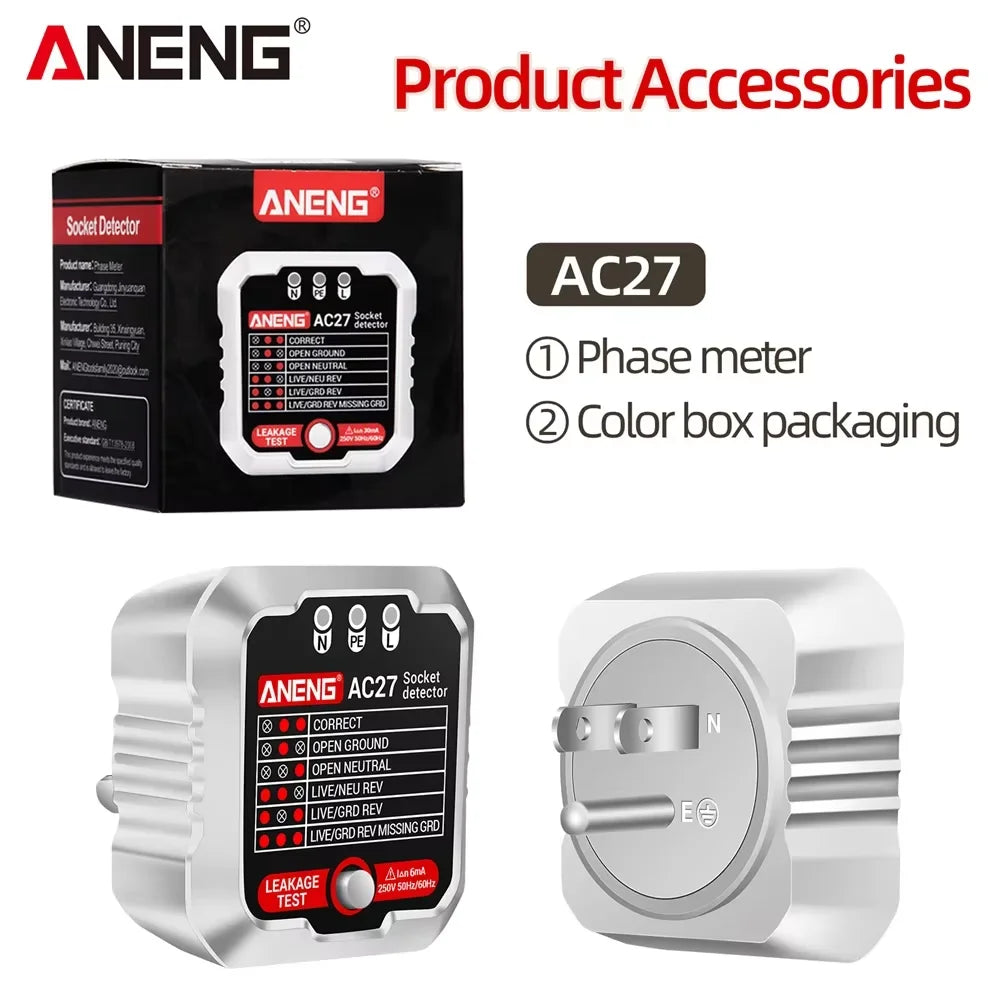 Aneng Digital Socket Power Tester