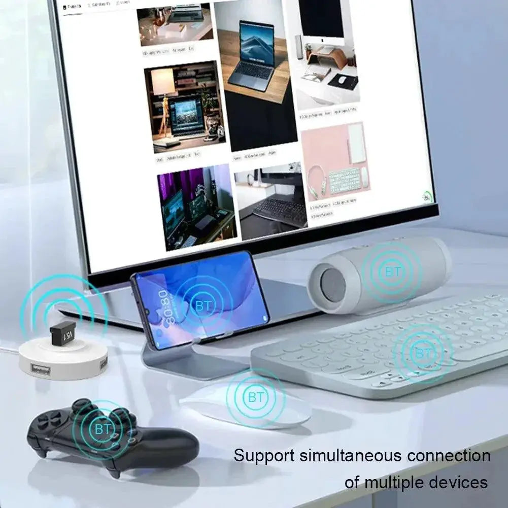 Bluetooth USB Dongle For PC Laptop Seamless Connectivity