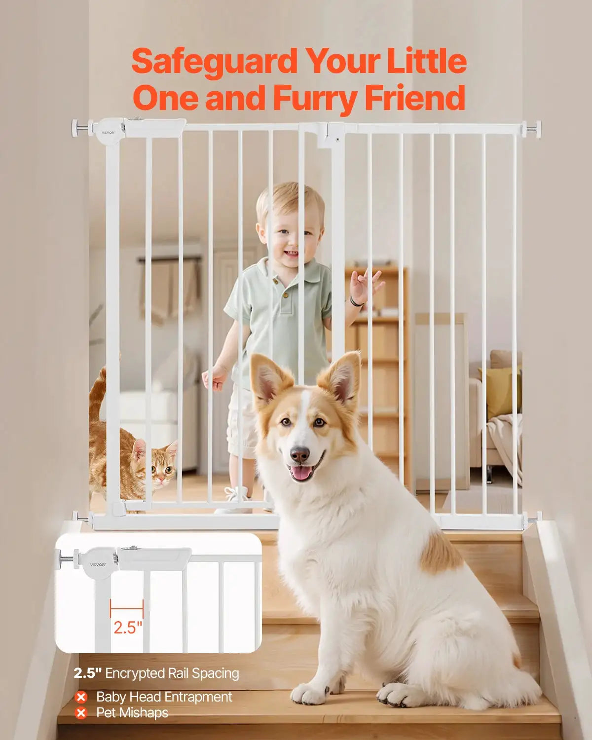 No Drill Pressure Mount Pet Gate — product image 4