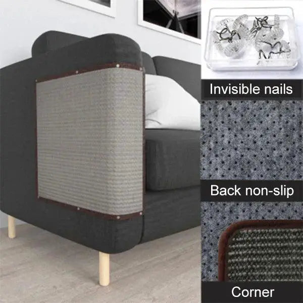 Cat Scratch Pad Protector Durable Sisal Guard For Furniture