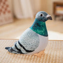 Simulation Pigeon Plush Toy Lifelike Magpie Carrier Doll