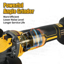 Effortless 20V Brushless Angle Grinder