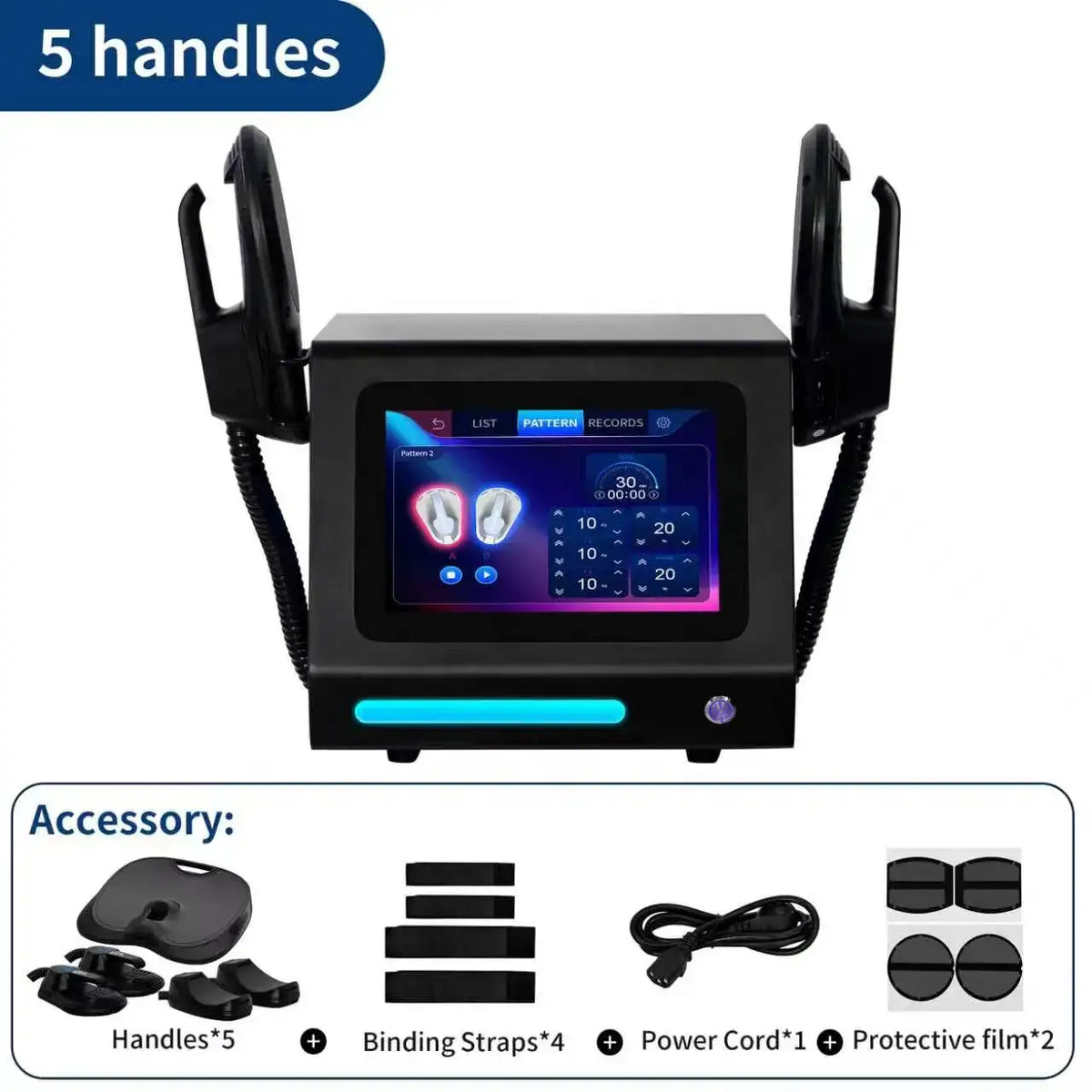 Myoslim EMS Body Sculpting Machine Hi-EMT Muscle Building Fat Burning Non-Invasive Slimming Portable Electromagnetic Machine