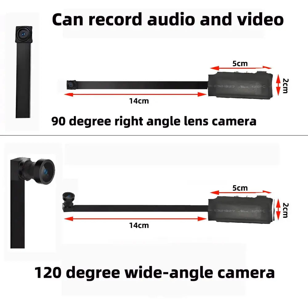 Supports HD 4K WiFi Mini Camera, Remote Viewing, Motion Detection, Loop Storage, DIY Wireless Home Nanny Style Mini Camera