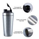 Stainless Steel Protein Shaker Cup Portable Fitness Mug