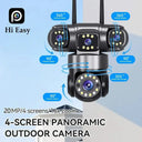 360 Degree Coverage Outdoor Camera for Home Use HD