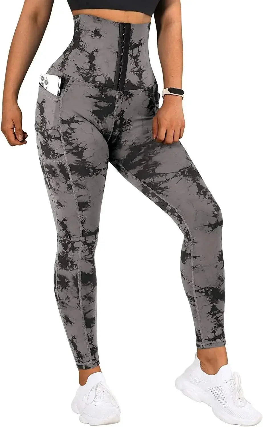 Tie Dye Leggings With Pockets For Women Activewear Pants