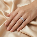 Luxury Moissanite Wedding Ring