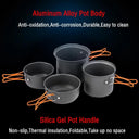 Ultralight  Camping Cooking Set for 2-3 People