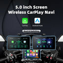 Ekiy 5 Inch Wireless CarPlay Moto GPS