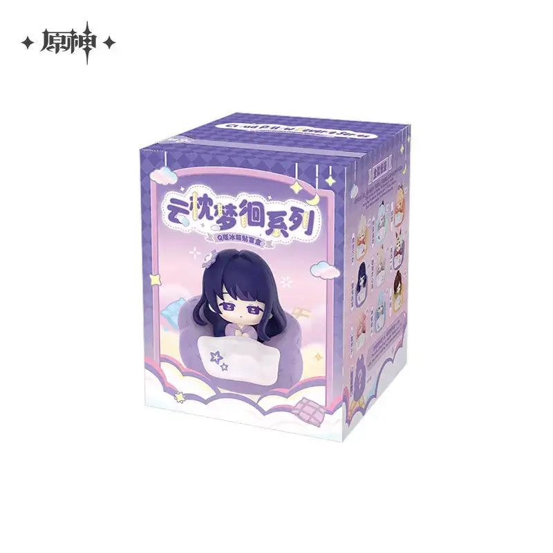 Genshin Impact Chibi Fridge Magnet Blind Box Cute Anime Character Refrigerator Magnet Collectible Home Decor Gift For Game Fans
