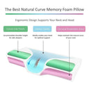 Cervical Support Memory Foam Pillow For Neck Pain Relief