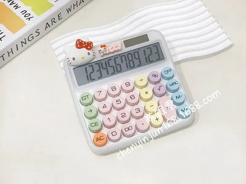 Sanrio Solar Calculator Hello Kitty Cinnamoroll Kuromi