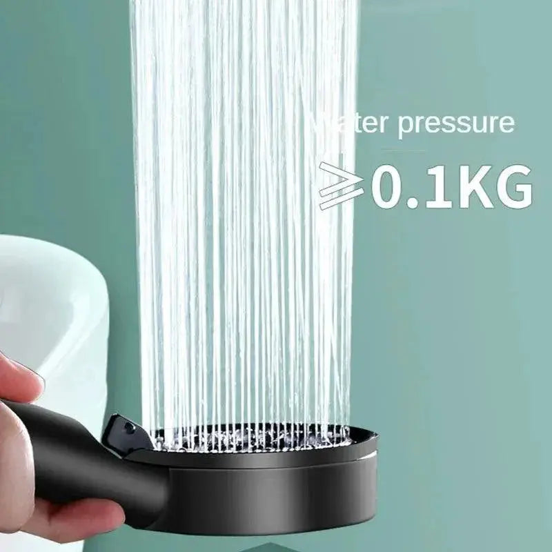 TurboBoost Shower Head With 5 Spray Modes For Luxury Bathing