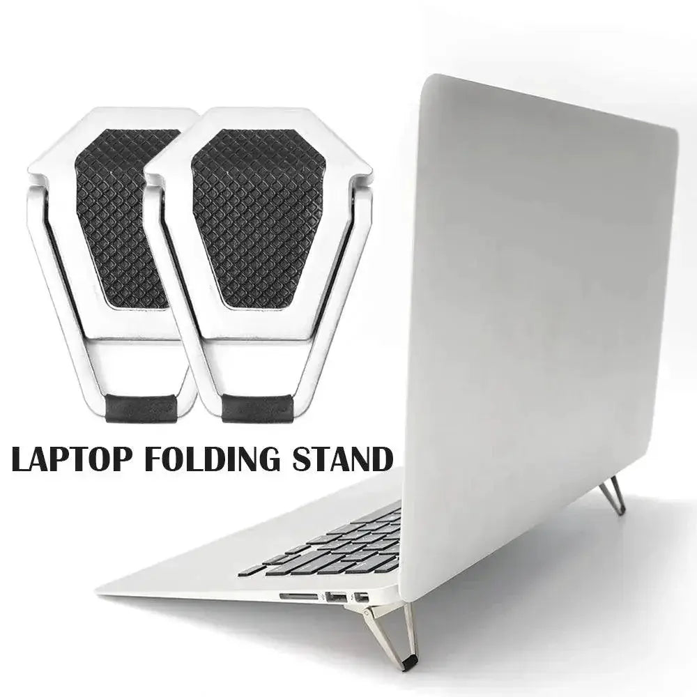 Metal Laptop Stand for Stylish Cooling and Ergonomic Support