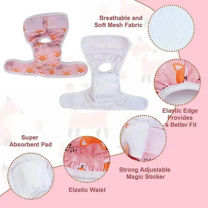 Dog Diapers Physiological Pant For Female Puppy Adjustable
