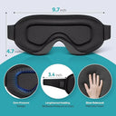 Premium Sleep Mask - 3D Contour Blackout Shield