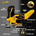 Precise Cordless Jig Saw for Woodworking