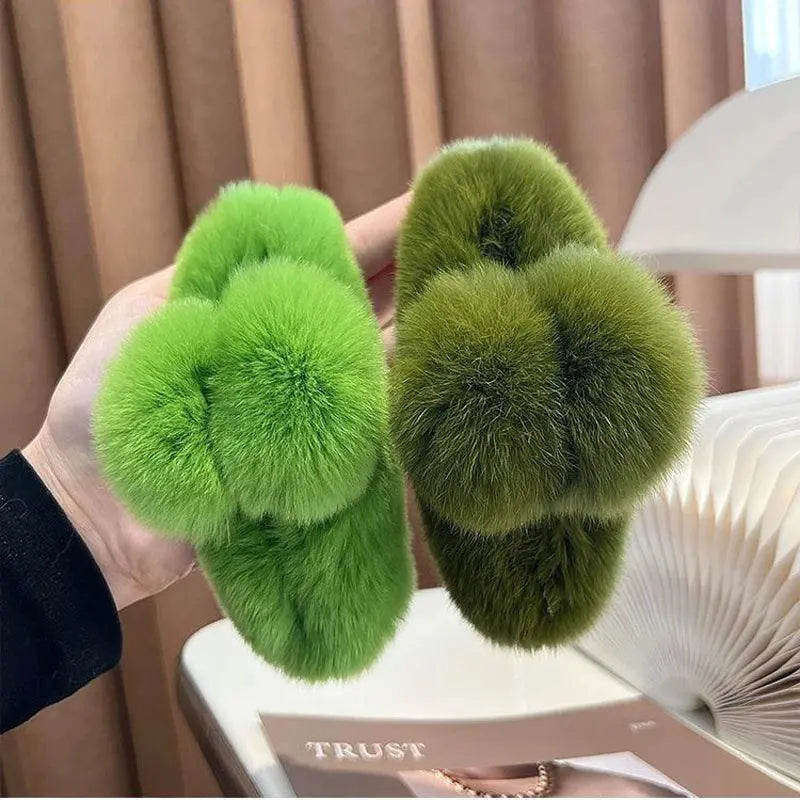 Crab Plush Fur Hair Clip Trendy Accessory For Girls