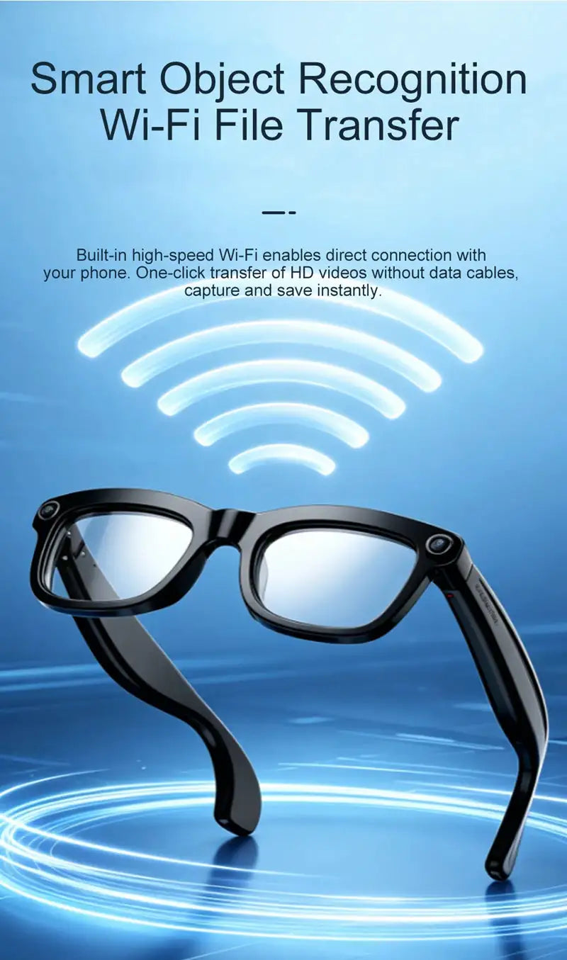 Smart AI Glasses HD Shooting Anti-shake Camera Photo Video Voice — product view 5