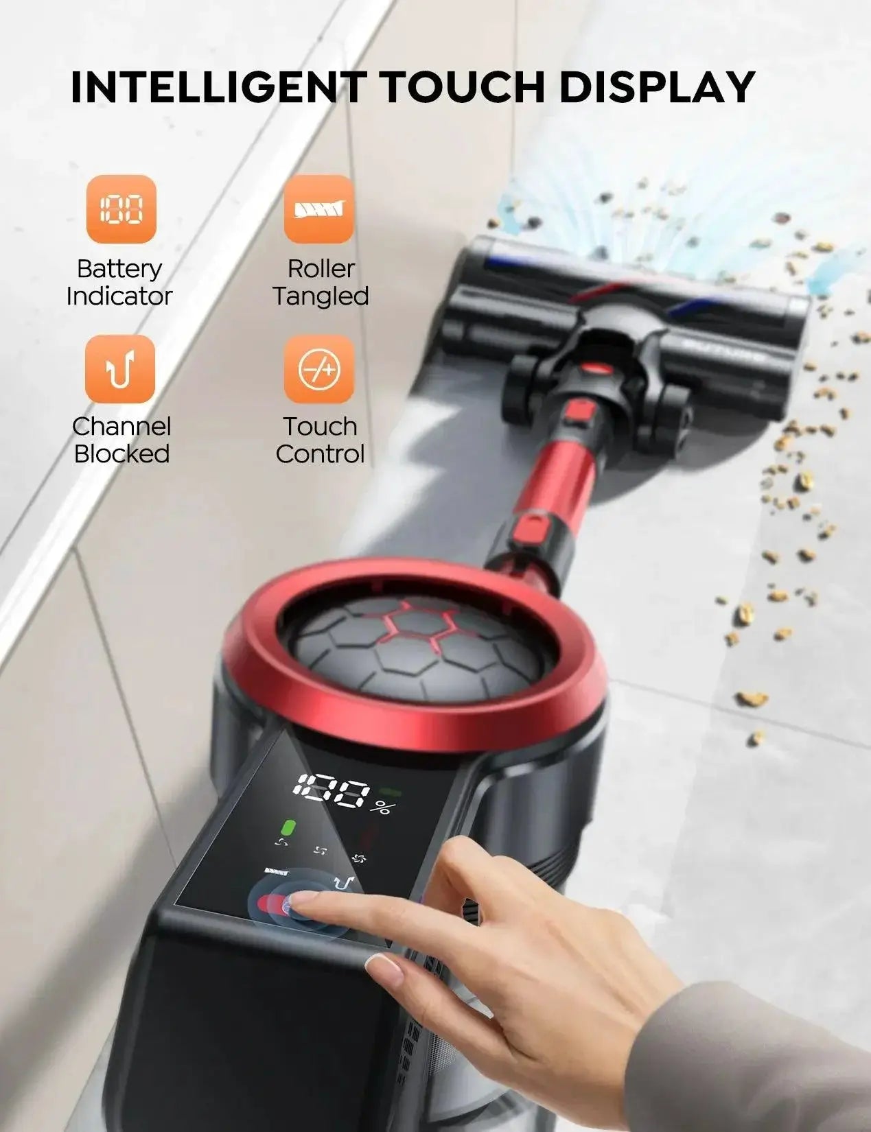 Wireless Vacuum Cleaner For Pet Hair Suction Tool Cordless