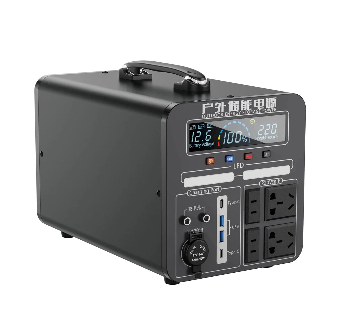 Portable Solar Generator for Home Backup — product view 7