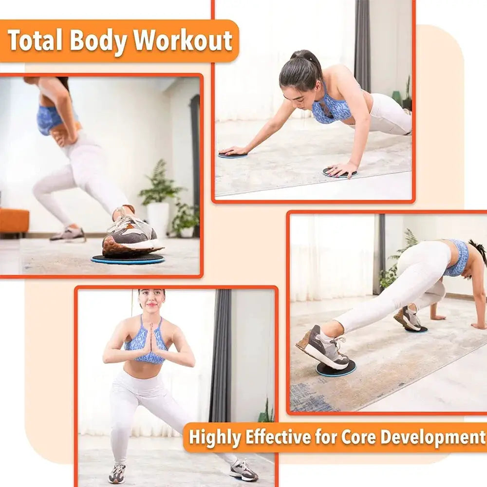 Core Workout Sliders Portable Dual Sided Exercise Discs