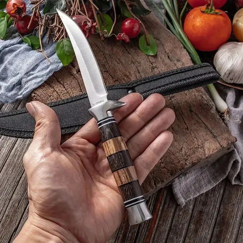 Premium Stainless Steel Sashimi Cleaver With Wooden Handle