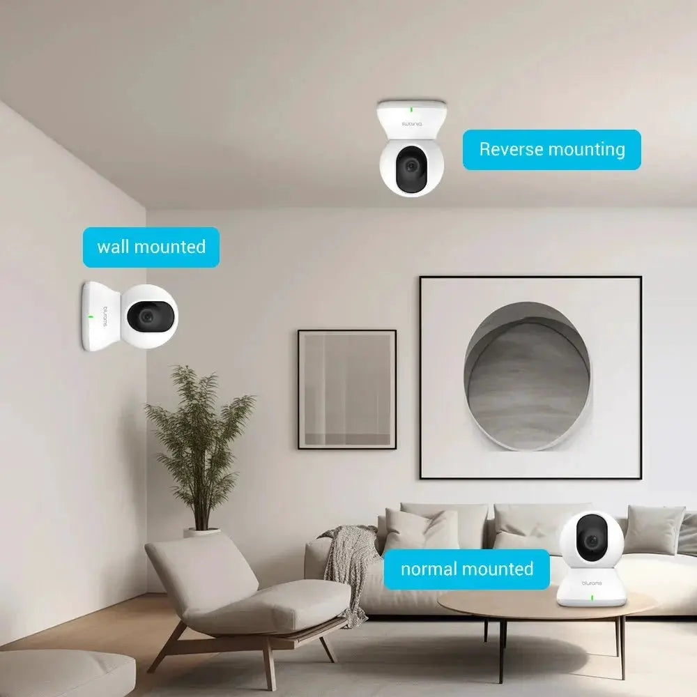 2.4G WiFi Indoor Camera - 2K 360 Degree PTZ With Night Vision And Two Way Talk - stepyours.com