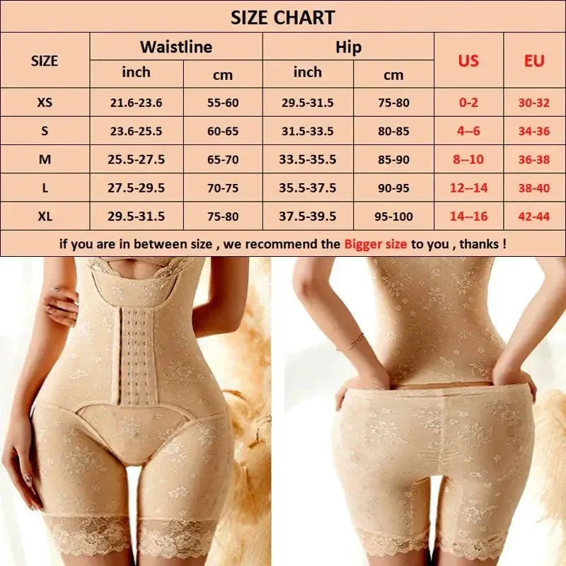 Seamless Bodysuit Shaper Tummy Trimmer and Thigh Slimmer