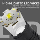 Rechargeable Led Flashlight - Zoom Emergency Beam