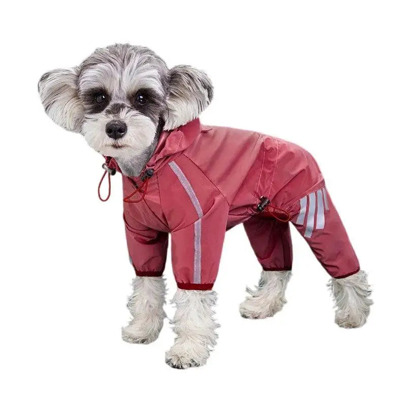 Reflective Waterproof Dog Raincoat Small to Medium Breeds