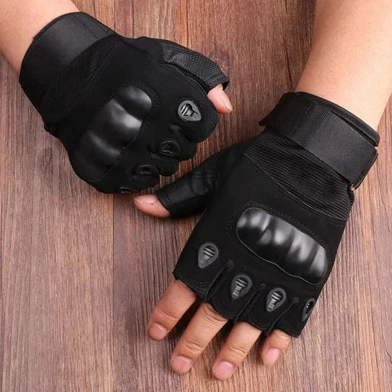 Half Finger Mens Outdoor Military Tactical Gloves Gear
