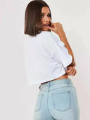 Cotton Yoga Crop Top for Women Cool