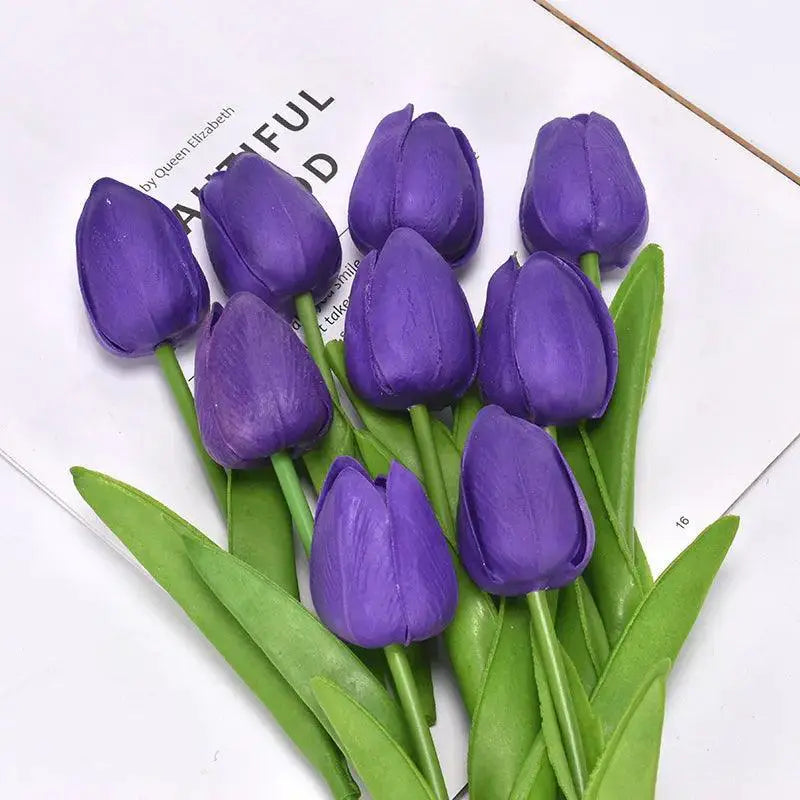 Artificial Tulip Bouquet Lifelike Flowers For Home Décor