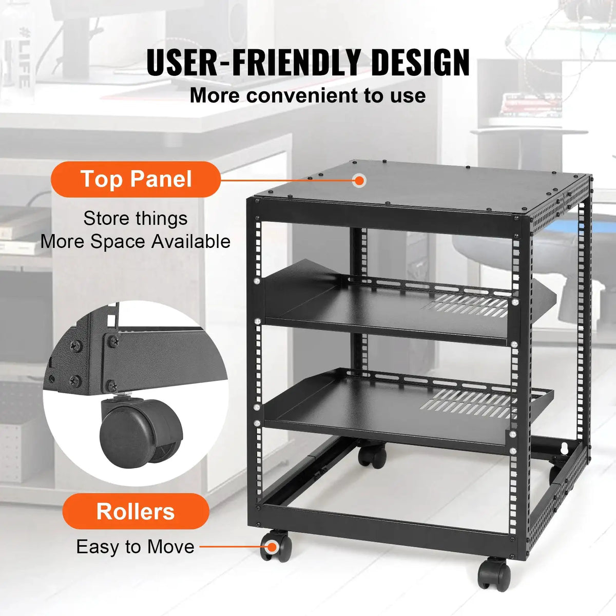 Heavy Duty Open Frame Server Rack — product view 5