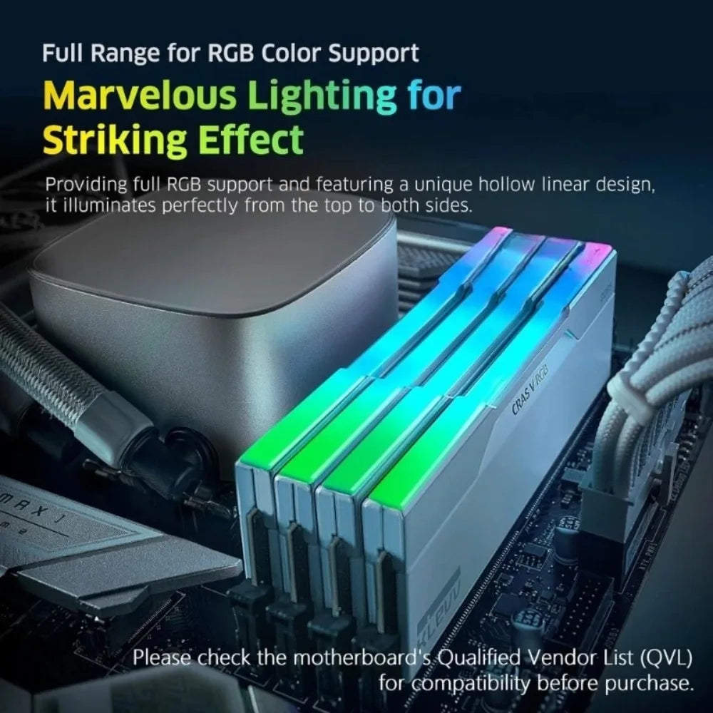 Gaming Desktop Ram Kit White
