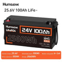 Humsienk 24V 100Ah LiFePO4 Battery