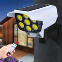 Solar Wall Lamp with Remote for Outdoors