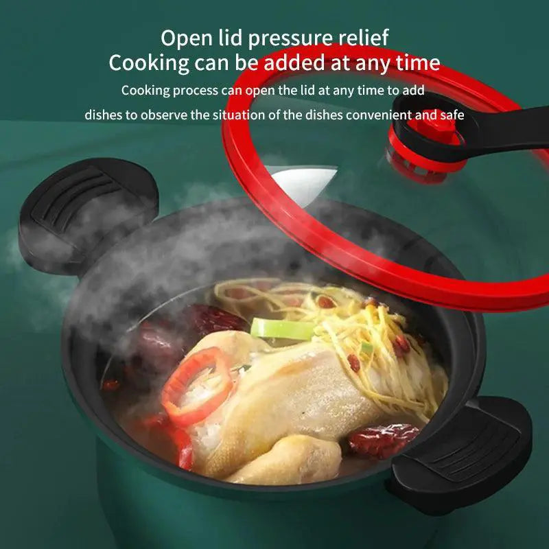 Pressure Cooker 3.5L Non Stick For Soup Rice And Meat