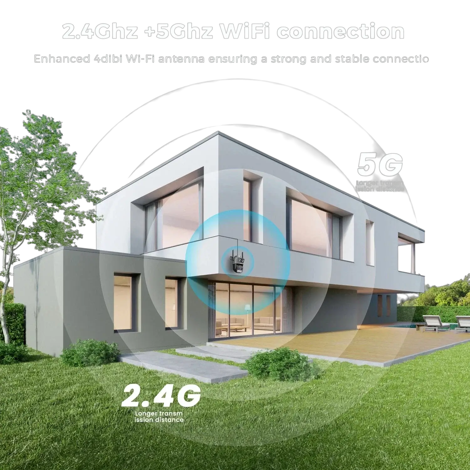 BESDER 15MP WiFi Outdoor Camera Dual Screen 10X Zoom PTZ Security IP Cam - stepyours.com