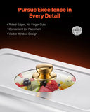 SucceBuy Pack Chafing Dish Buffet Set Stainless Steel Chafer