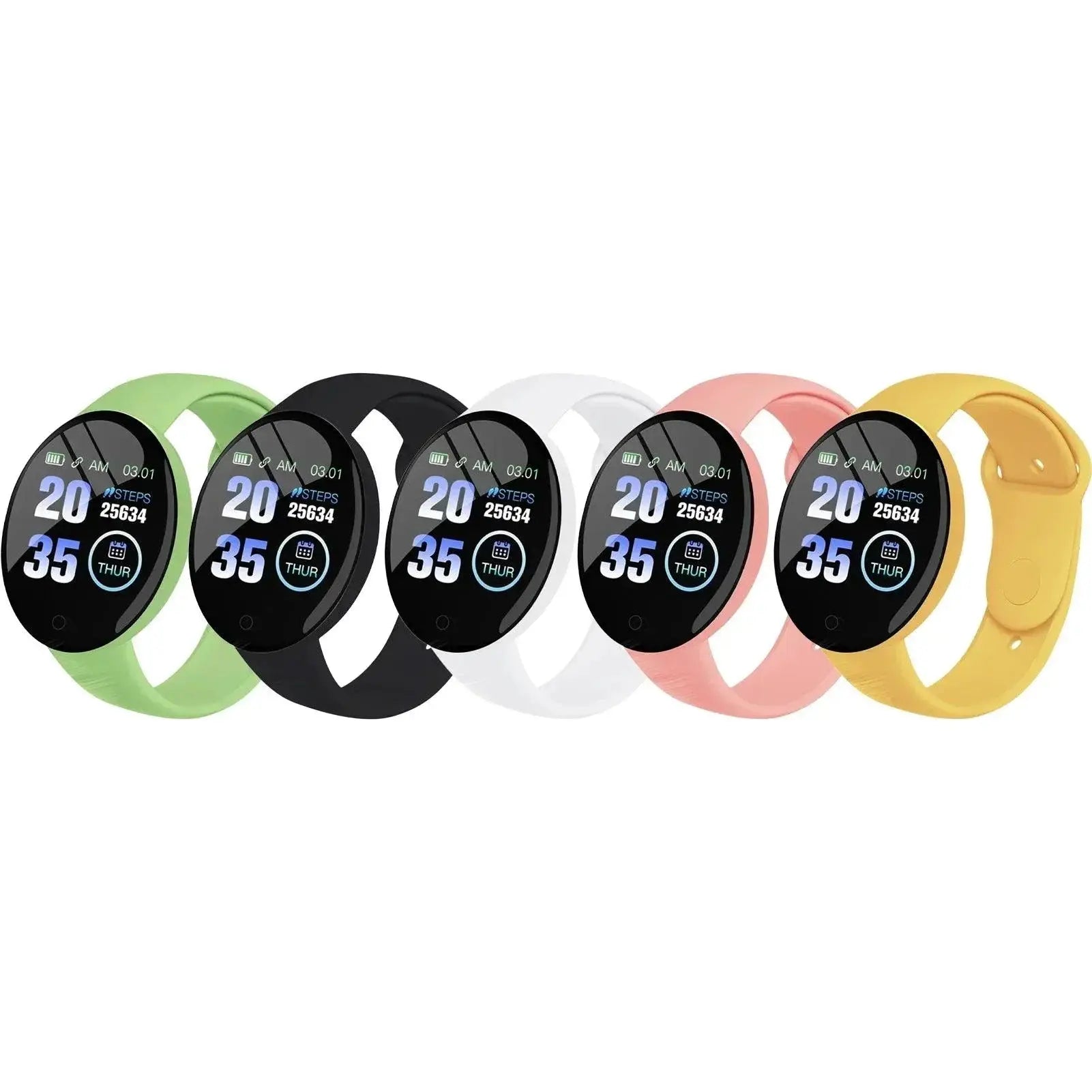 Stylish Smart Health Tracker Watch Heart Rate Monitor