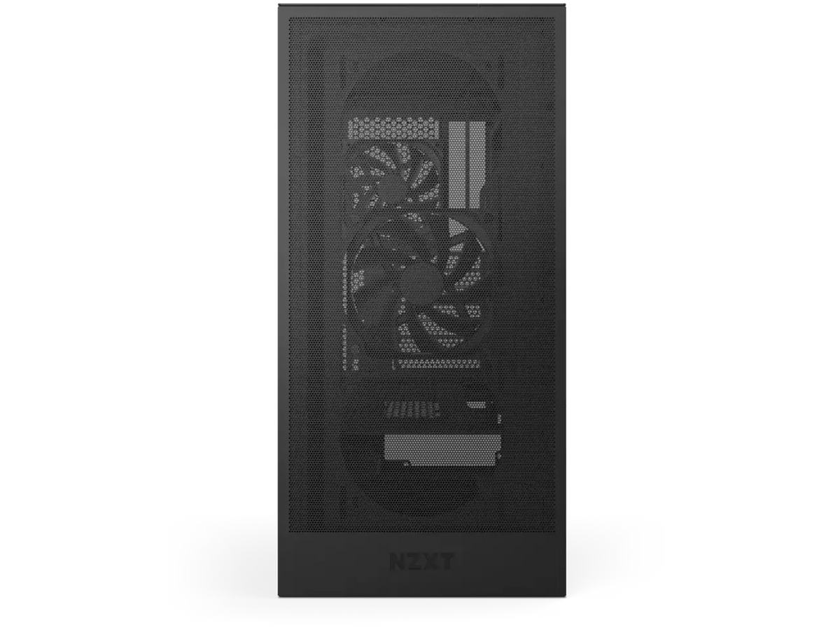 NZXT H Series Flow Edition ATX Mid Tower Chassis All Black — product view 6