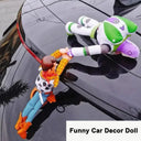 Toy Story Buzz Lightyear And Woody Rescue Plush Car Ornament