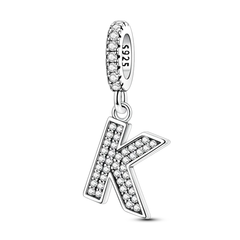 A-z Alphabet Charm Bead Sterling