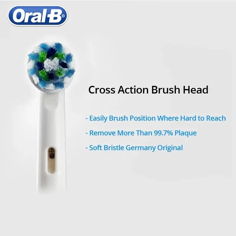 Oral B EB50 Cross Action Brush Heads 16 Degree Angle